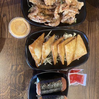 Ramen 101 - Squid legs, crab ragoons, and spam musubi - Barbeque Near Me - Rancho Cordova, California Ramen 101 - Squid legs, crab ragoons, and spam musubi - Barbeque Near Me - Rancho Cordova, California