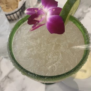 Mestizo Mex Cocina - Lavender margarita w/sugar rim - Mexican Near Me - Jacksonville, Florida Mestizo Mex Cocina - Lavender margarita w/sugar rim - Mexican Near Me - Jacksonville, Florida