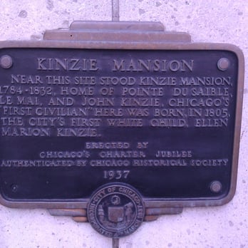 Pioneer Court - One of the plaques found here. - Landmarks & Historical Buildings Near Me - Chicago, Illinois