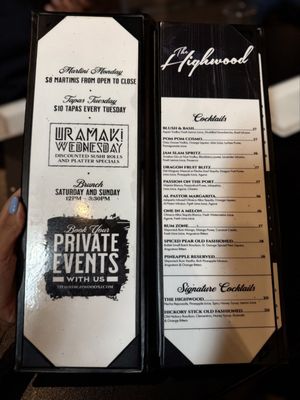 Menu photo 1 The Highwood Weehawken, NJ Menu photo 1 The Highwood Weehawken, NJ