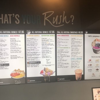 Rush Bowls - Full menu - Juice Bars & Smoothies Near Me - Sandy Springs, Georgia Rush Bowls - Full menu - Juice Bars & Smoothies Near Me - Sandy Springs, Georgia