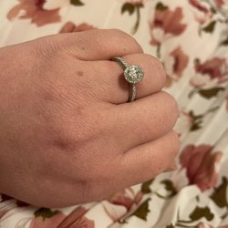 Westfield Jewelers - 14k white gold diamond wedding ring with a .5 carat diamond. This wedding ring was purchased and sized by Marty Greenfield Jewelers!