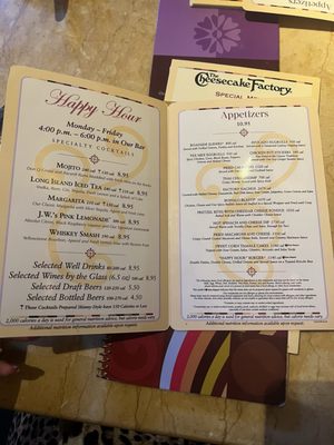 Menu photo 3 The Cheesecake Factory Glendale, CA Menu photo 3 The Cheesecake Factory Glendale, CA