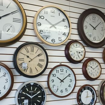 Seiko Watch Time Zone - Wall clocks galore! - Watches Near Me - Costa Mesa, California