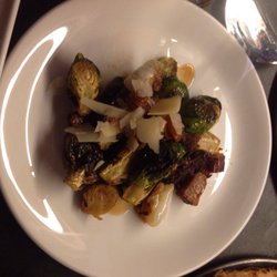Young Joni - Brussels sprouts (cipollini onions, pork belly, parm)