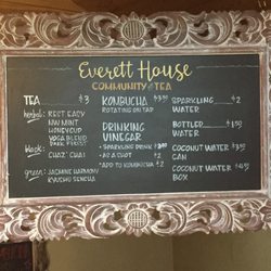 Common Ground Chiropractic - Our Tea House Menu