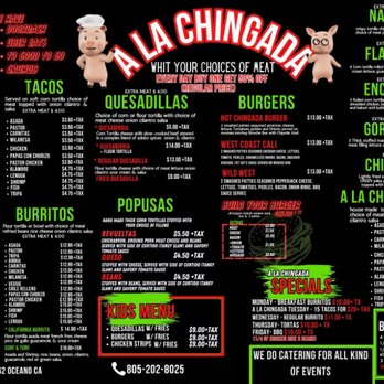 La Chingada - Burgers Near Me - Oceano, California La Chingada - Burgers Near Me - Oceano, California