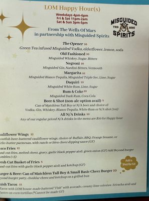 Menu photo 6 Life On Mars Seattle, WA Menu photo 6 Life On Mars Seattle, WA