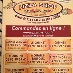 Pizza Shop - Menu