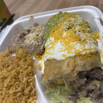 Roberto's Taco Shop - Carne Asada Chimichanga - Mexican Near Me - Henderson, Nevada