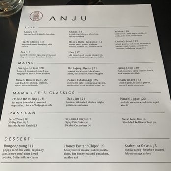 ANJU - Korean Near Me - Washington, DC, District of Columbia