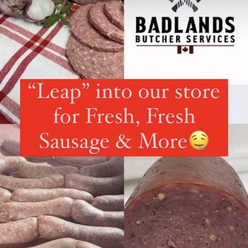 Badlands BBQ & Grill - We sell a variety of fresh homemade sausage and more. - Food Trucks Near Me - Longview, Alberta Badlands BBQ & Grill - We sell a variety of fresh homemade sausage and more. - Food Trucks Near Me - Longview, Alberta