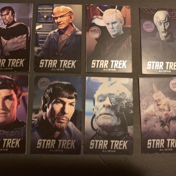 Dave & Buster's Auburn - King - A regular set of Star Trek Alien Series Cards!!! - American Near Me - Auburn, Washington