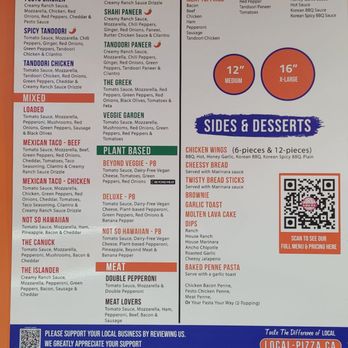 Local Pizza - Toppings - Pizza Near Me - Vancouver, British Columbia Local Pizza - Toppings - Pizza Near Me - Vancouver, British Columbia