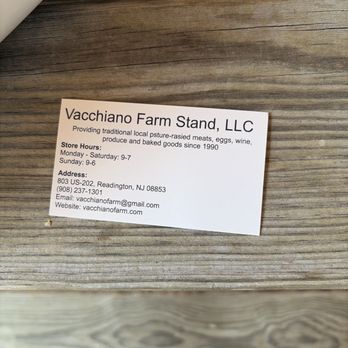 Vacchiano Farm - Bc - Farmers Market Near Me - Readington, New Jersey Vacchiano Farm - Bc - Farmers Market Near Me - Readington, New Jersey