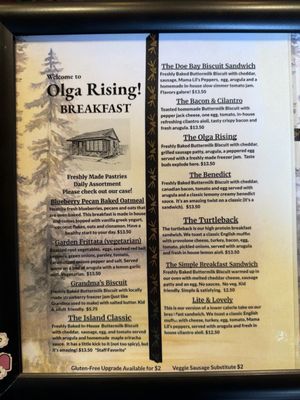 Menu photo 1 Olga Rising Eastsound, WA Menu photo 1 Olga Rising Eastsound, WA