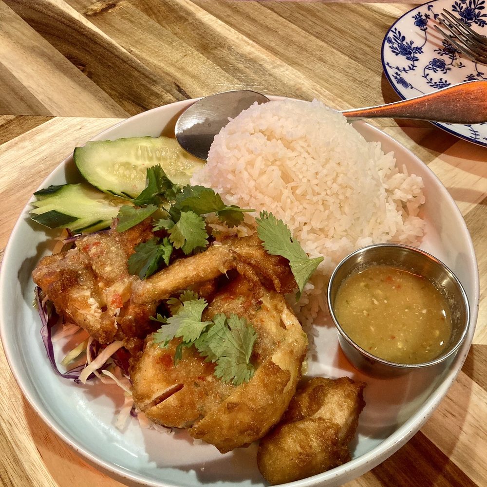 Sala Thai Tempe - Gai Tod Na Khao (Thai fried chicken and rice) - Thai Near Me - Tempe, Arizona Sala Thai Tempe - Gai Tod Na Khao (Thai fried chicken and rice) - Thai Near Me - Tempe, Arizona