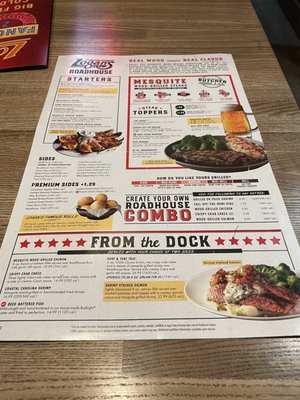 Menu photo 2 Logan's Roadhouse Fultondale, AL
