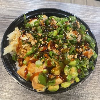 Ahipoke - Spicy salmon bowl - Poke Near Me - Escondido, California
