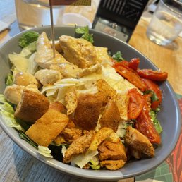 Spicy Chicken Caesar Salad