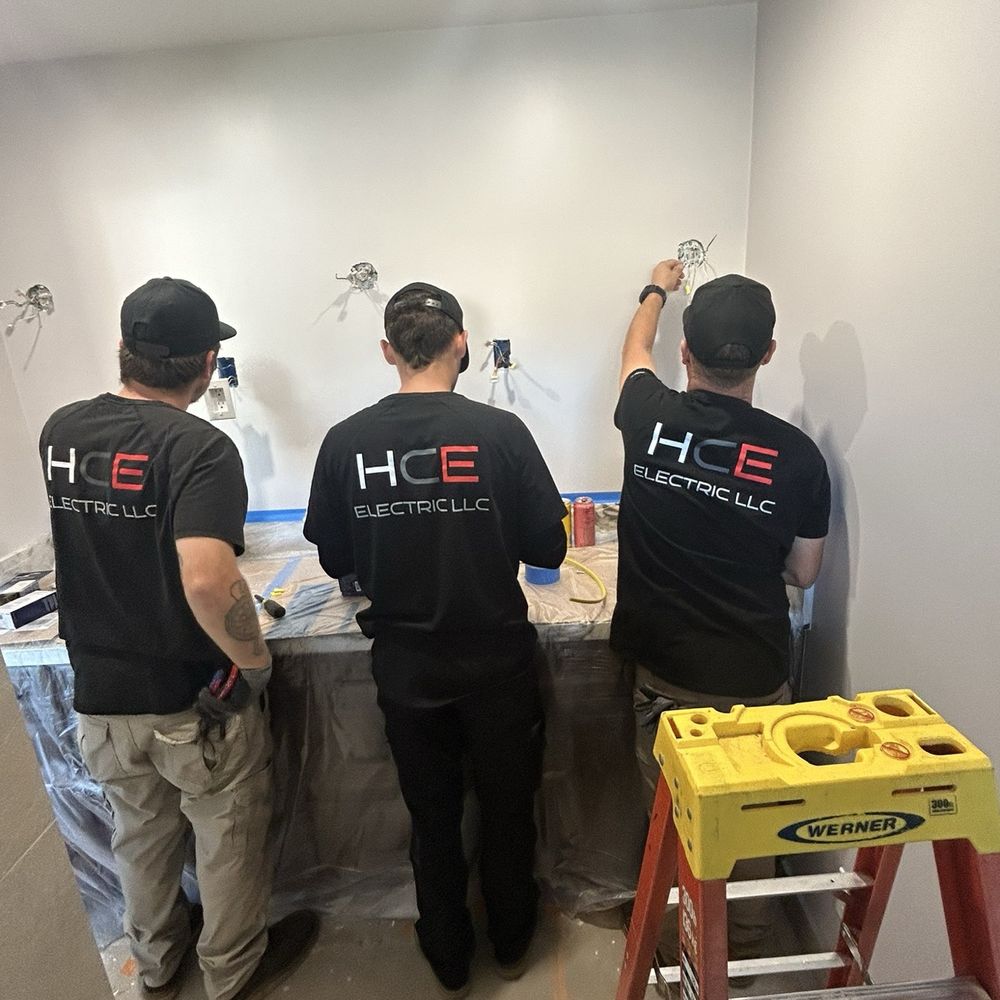 Havican Custom Electric - HCE conducting Master Bathroom finish layout. - Electricians Near Me