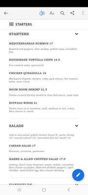 Menu photo 3 Marre & Allen Bar & Kitchen Birmingham, AL