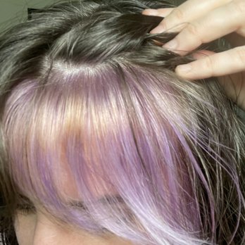 Gold + Arrow Salon - AFTER: orange where stylist lifted the grow out - Hair Salons Near Me - Portland, Oregon