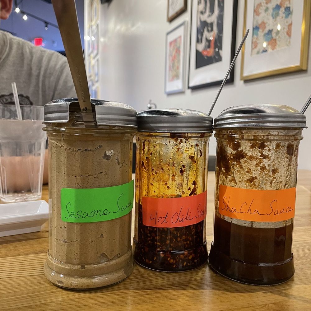 Shabu House - Sesame sauce, hot chili oil, and shacha sauce - Sushi Bars Near Me - Riverside, California Shabu House - Sesame sauce, hot chili oil, and shacha sauce - Sushi Bars Near Me - Riverside, California