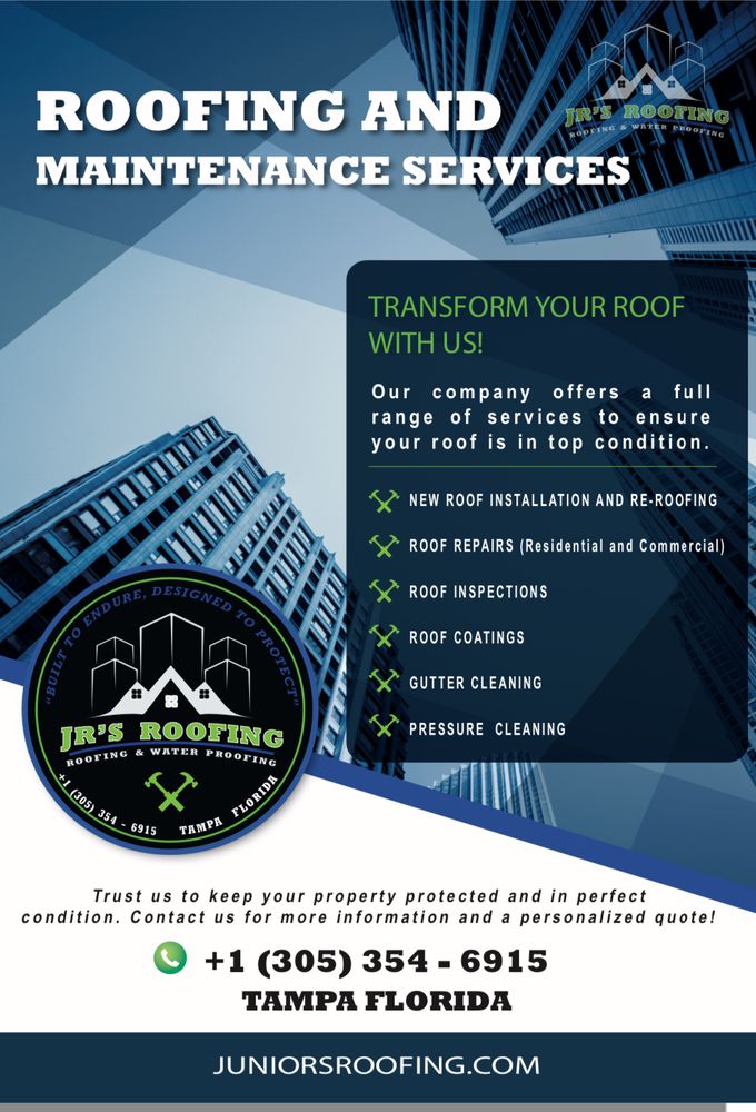 Slide of Jr’s Roofing & Water Proofing