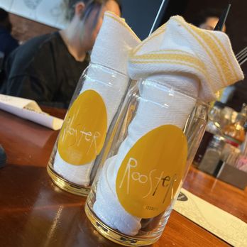 Rooster - South Grand - Water glasses - Breakfast & Brunch Near Me - Saint Louis, Missouri Rooster - South Grand - Water glasses - Breakfast & Brunch Near Me - Saint Louis, Missouri