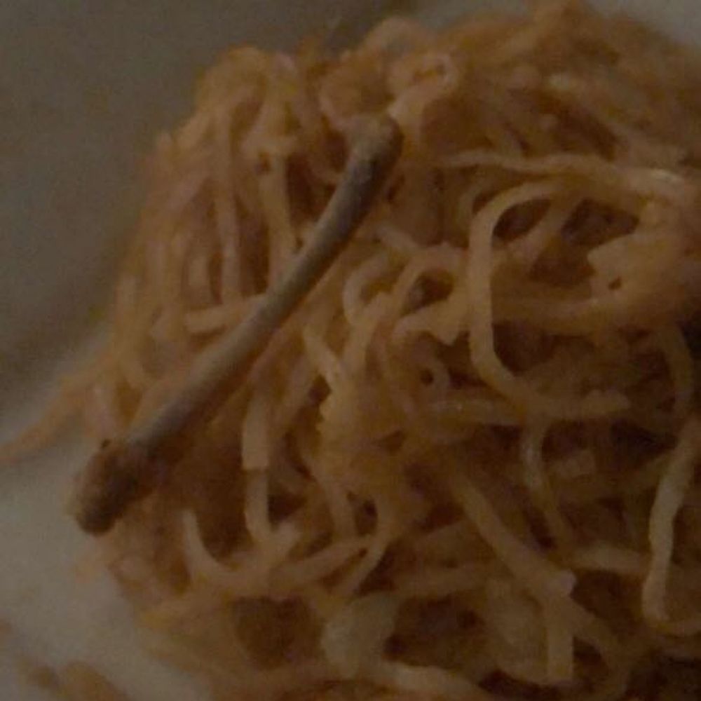 Thaism - The loose chicken bone I found in my tofu/shrimp pad thai... - Thai Near Me - Brooklyn, New York