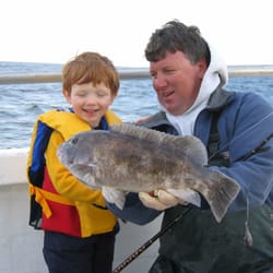 Atlantic City Fishing and Fun - Edward's first tautog