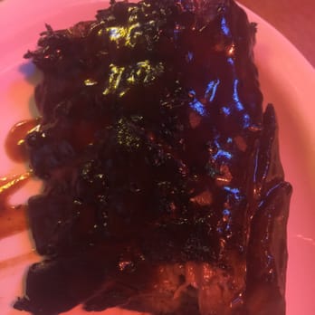 Texas Roadhouse - Ribs from combo - burnt covered up with sauce - very tender though - Barbeque Near Me - Tracy, California Texas Roadhouse - Ribs from combo - burnt covered up with sauce - very tender though - Barbeque Near Me - Tracy, California