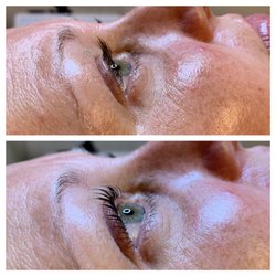 Kel Aesthetics - Before & after lash lift