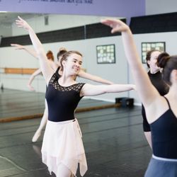 Elevate Performing Arts Center - Senior Ballet class.