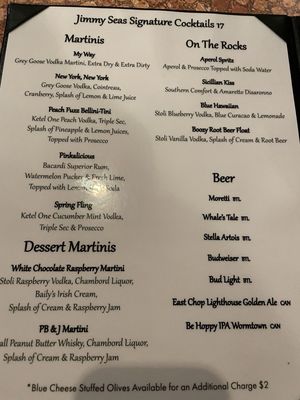 Menu photo 3 Jimmy Seas Pan Pasta Oak Bluffs, MA Menu photo 3 Jimmy Seas Pan Pasta Oak Bluffs, MA