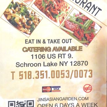 Jin’s Asian garden - Here we are. Schroon Lake New York 12870 - Restaurants Near Me - Schroon Lake, New York Jin’s Asian garden - Here we are. Schroon Lake New York 12870 - Restaurants Near Me - Schroon Lake, New York