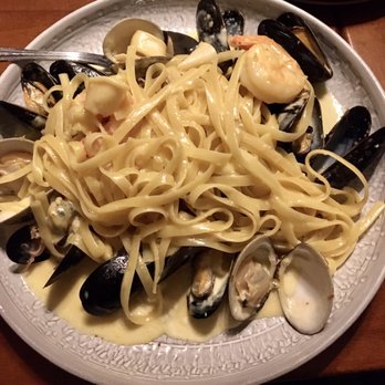 White Radish - Mixed Seafood Tagliatelle - New American Near Me - Forest Hills, New York