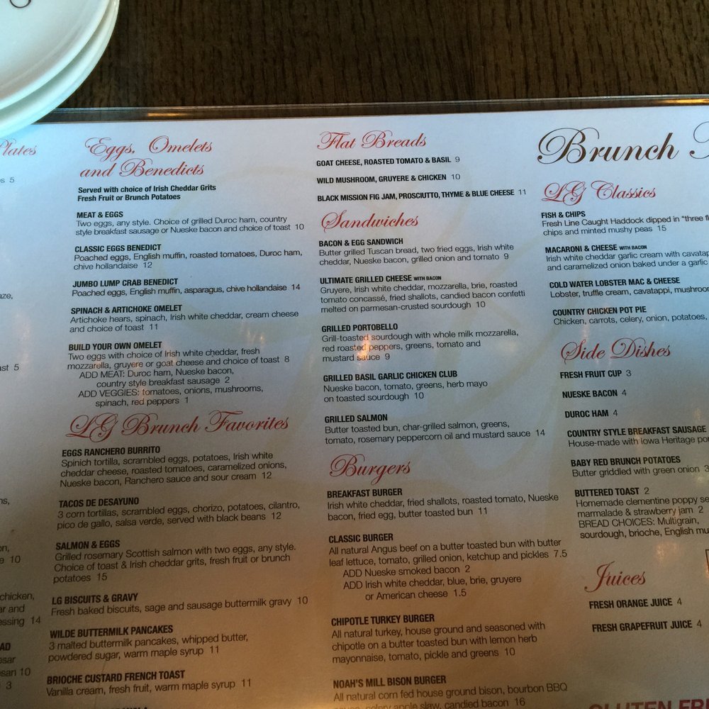 Lady Gregory's - Brunch menu - New American Near Me - Chicago, Illinois Lady Gregory's - Brunch menu - New American Near Me - Chicago, Illinois