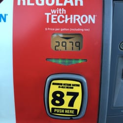 Chevron - $2.97/gallon for 87 Octane as of November 6, 2015.