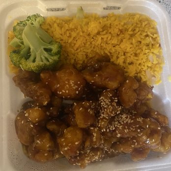 Top's China - Sesame chicken combo - Chinese Near Me - High Point, North Carolina