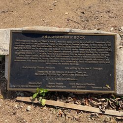 Barton Springs Pool - Philosophers' Rock Plaque