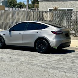 Model Y, before the new black insignias arrived in the mail. Model Y, before the new black insignias arrived in the mail.