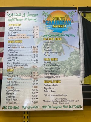 Menu photo 3 Slidell Caribbean Market Slidell, LA Menu photo 3 Slidell Caribbean Market Slidell, LA