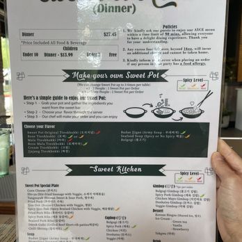 Sweet Pot K-kitchen - Menu - Korean Near Me - Sugar Land, Texas Sweet Pot K-kitchen - Menu - Korean Near Me - Sugar Land, Texas