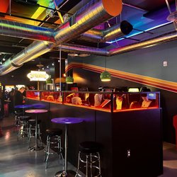 Legends Arcade - Located in the historical Olympia Press Building in downtown Olympia, featuring a Snack Bar with booths by a line up of classic arcade games