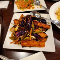 Spicy Eggplant in Hot Garlic Sauce - 魚香 茄子