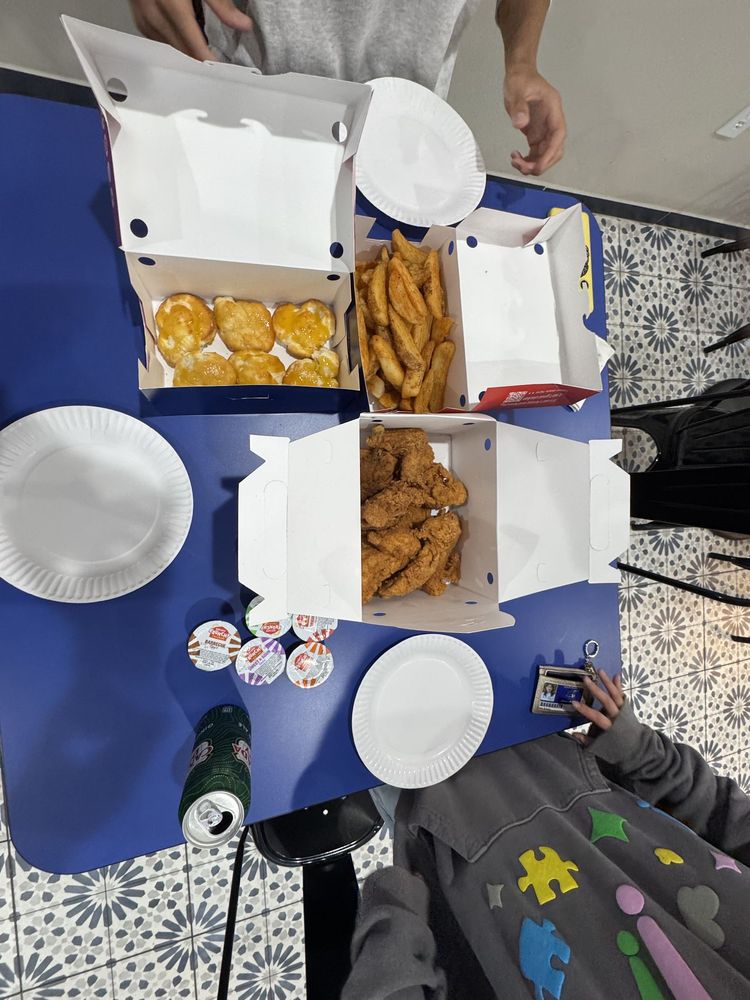 Food from Krispy Krunchy Chicken