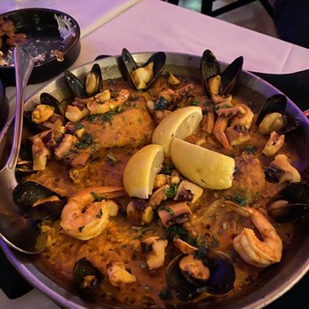 Ibiza Lounge & Tapas - Paella Mixto - Lounges Near Me - Stockton, California