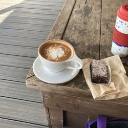 Waimea Coffee Co - Outstanding Mayan mocha and brownie!!